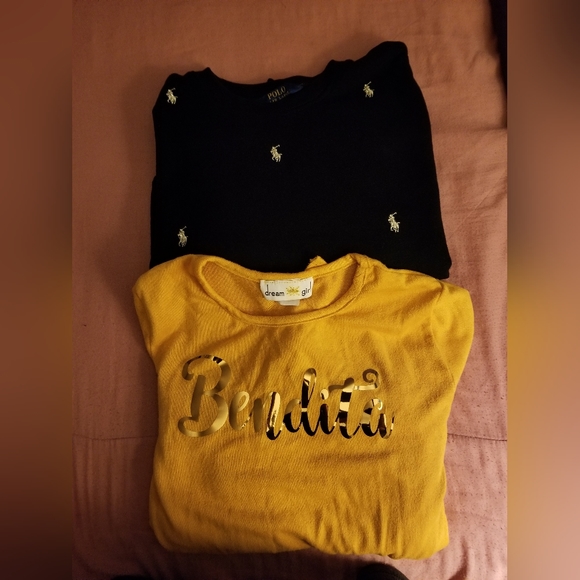 🎀Pre-owned Girls 2 piece tops. Polo Ralph Lauren and Dream Girl. - Picture 12 of 15